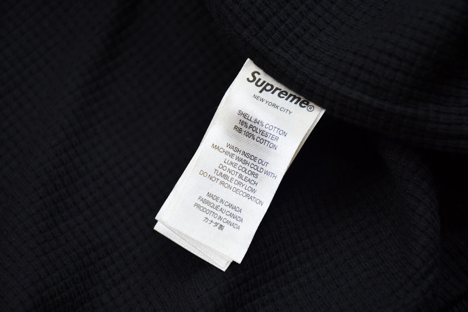 Supreme Arc Thermal Lined Zip Up Hooded Sweatshirt