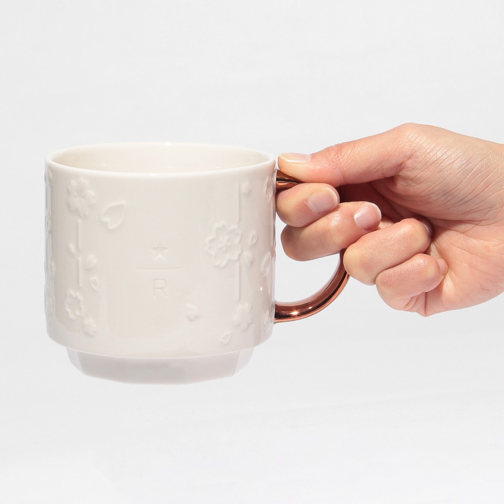 《日本🇯🇵 STARBUCKS RESERVE® Roastery Tokyo 2026 Sakura🌸櫻花系列》白色櫻花馬克杯 355ml