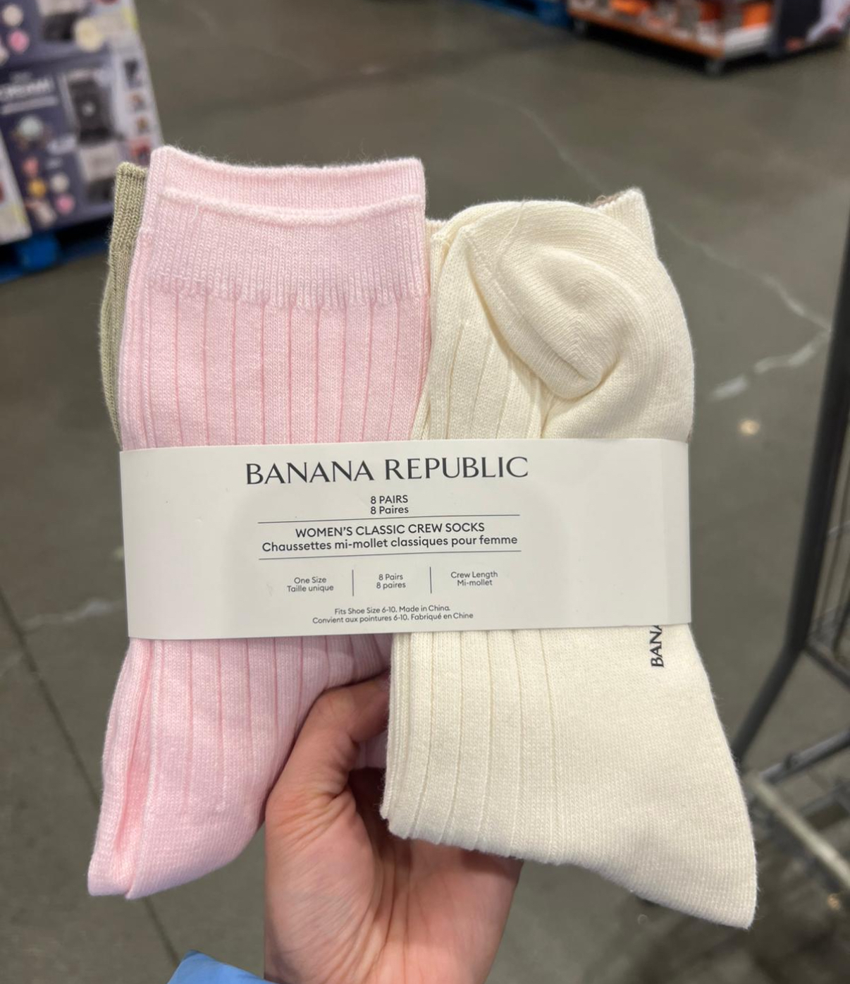 加拿大直送快閃 Banana Republic 羅紋襪（8 對）