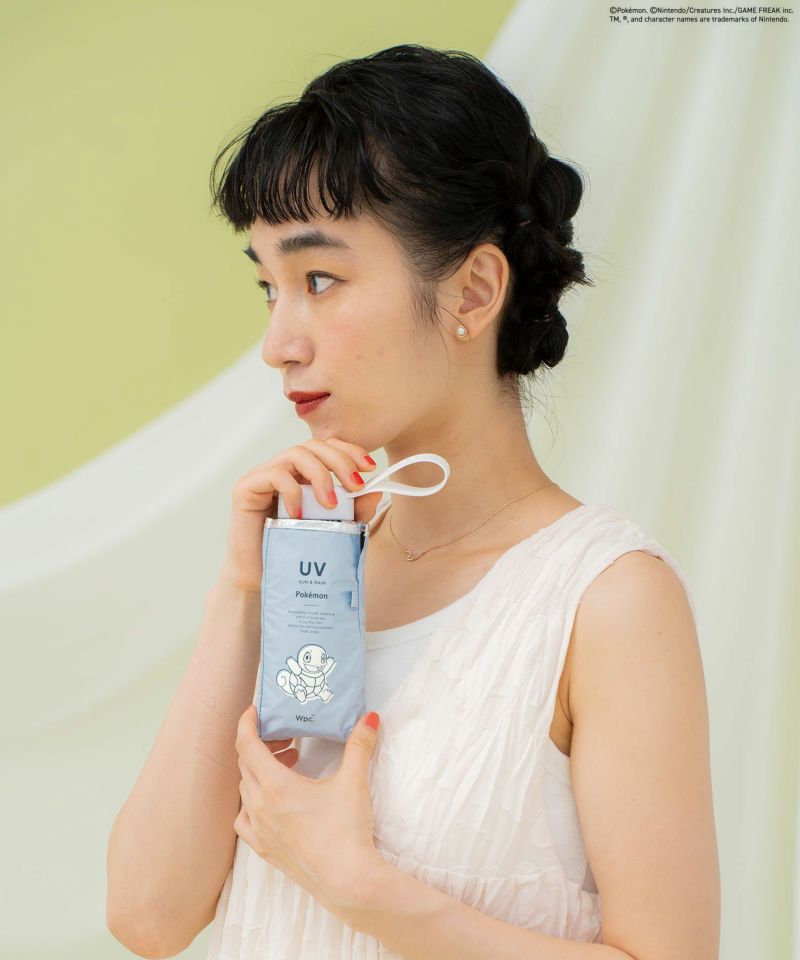 現貨🌸日本直送 |Wpc. x Pokémon寶可夢-迷你縮骨遮太陽傘/雨傘/100%完全遮光摺疊傘/晴雨兼用雨具