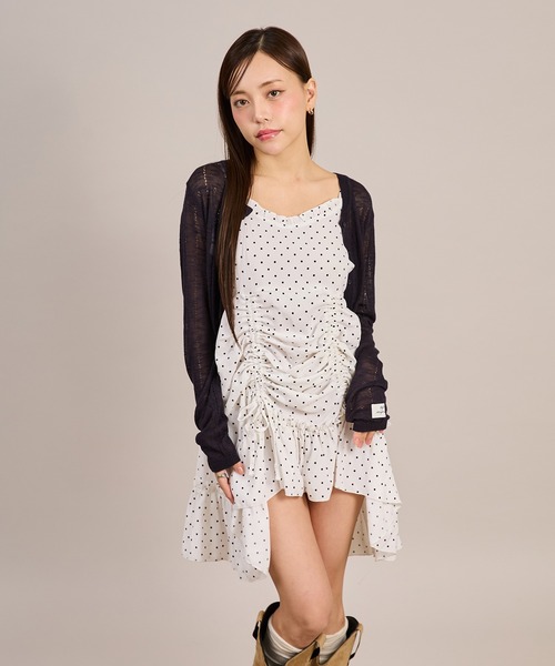 Lace抽繩吊帶外搭【JOT003】