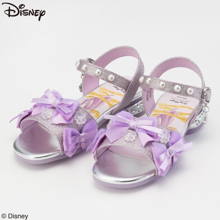 🇯🇵限量預訂 日本直送🇯🇵Cottoli x Disney公主系列長髮公主閃亮寶石絲帶涼鞋
