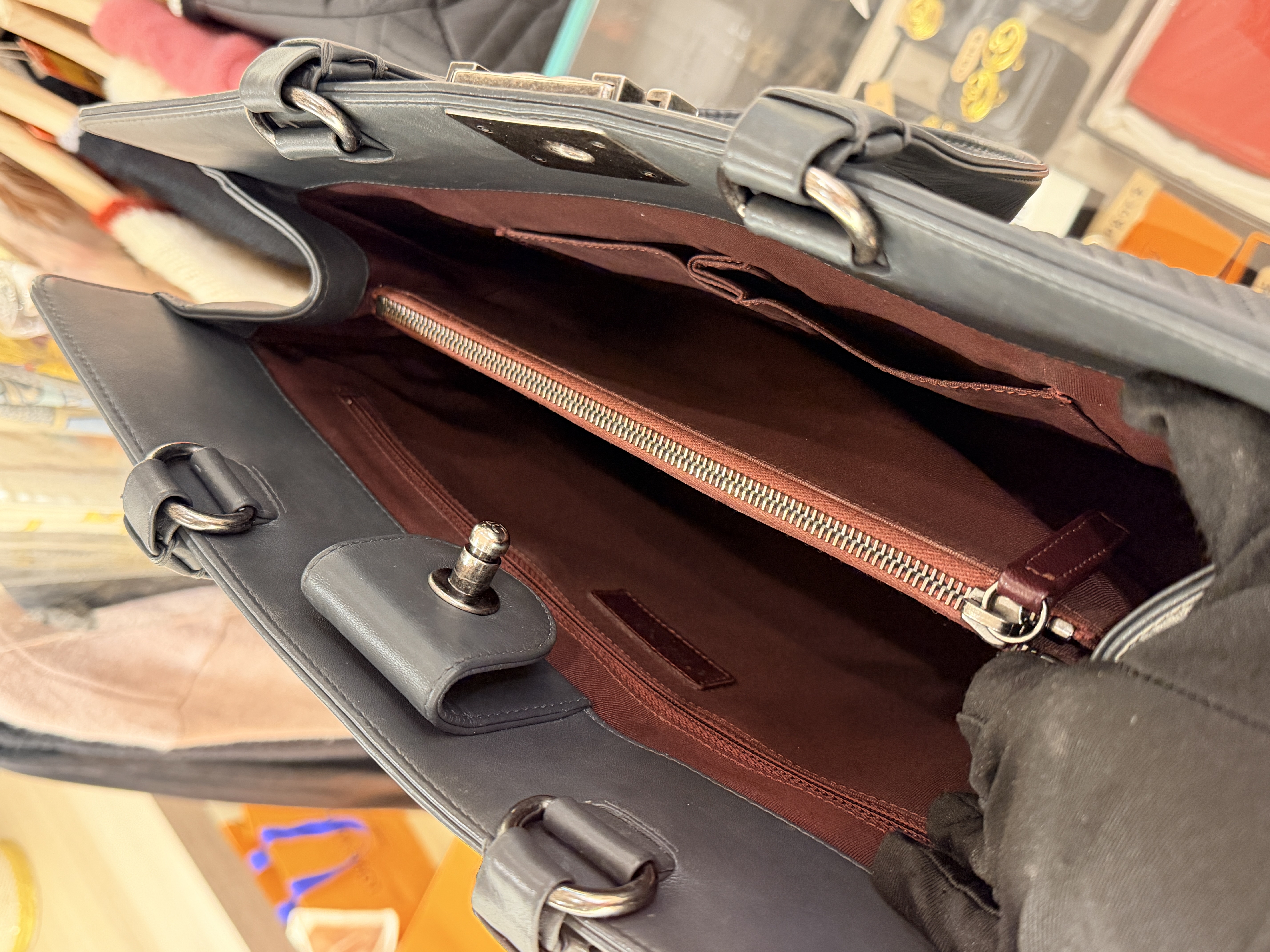 Chanel Lambskin Le Boy Tote Bag 