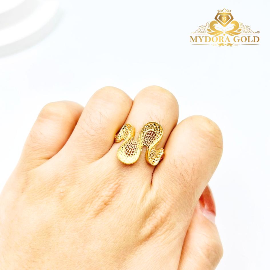 MYDORA Cincin Ombak Cinta Jaring (5G) | EMAS 916/22K