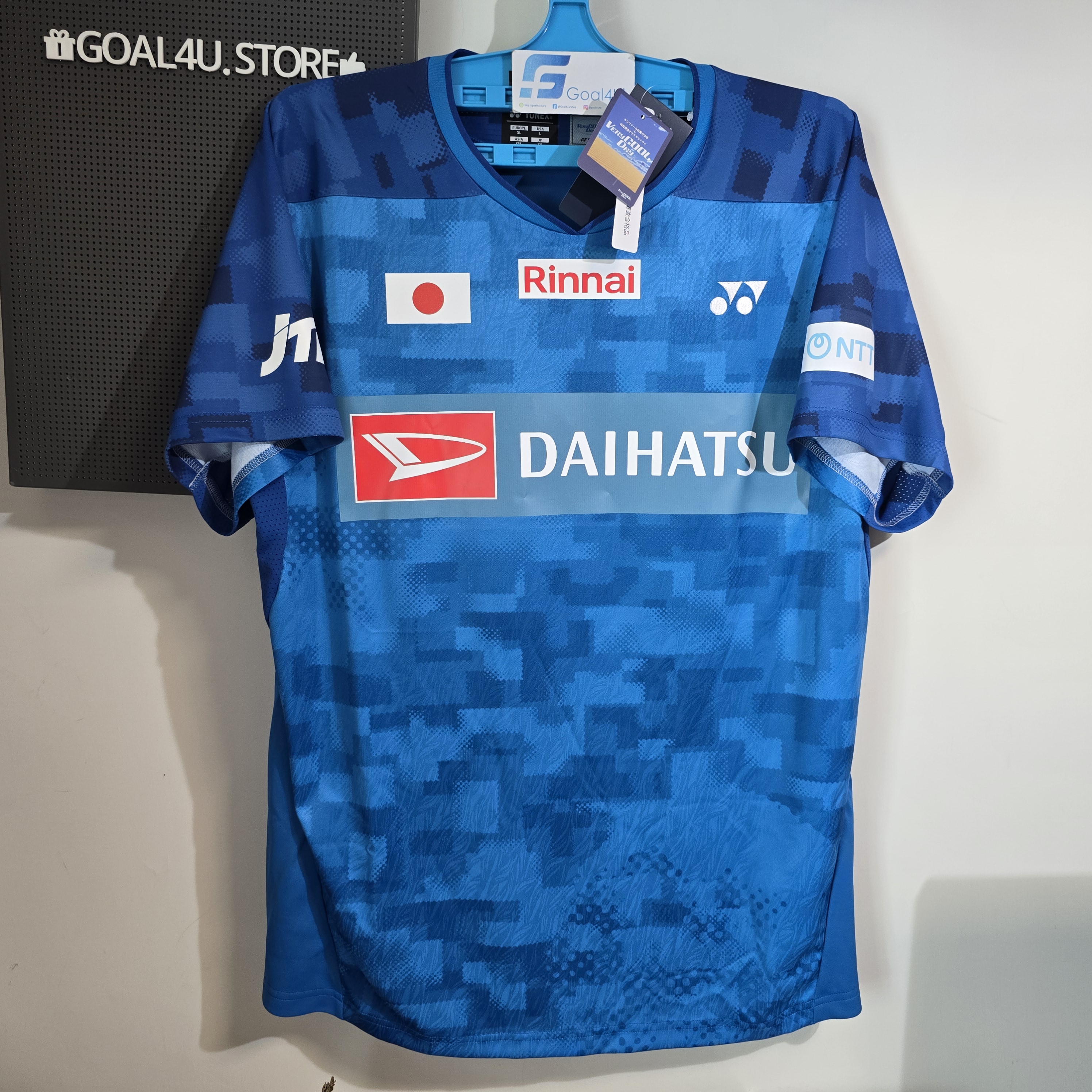 Yonex 日本羽毛球隊2026藍色球衣(提供男女剪裁)