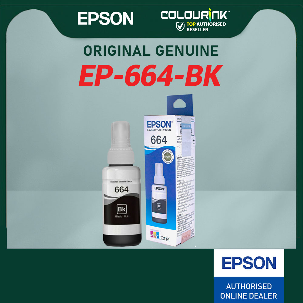 Epson T664 T6641 T6642 T6643 T6644 for L120 L200 L210 L220 L310 L360 L1300 Original Refill Ink Bottle 664