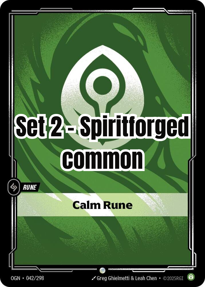 Spiritforged - Common - Clam Rune (Set 2)