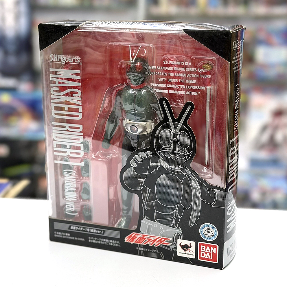 (包裝盒背有微凹) (行版) Bandai S.H.Figuarts 幪面超人 櫻島1號 SHF Kamen Rider 1 (Sakurajima Ver.) (2013)