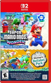 【預售 26/3】SW2 超級瑪利歐兄弟 驚奇+同遊鈴鈴公園 Super Mario Bros. Wonder Nintendo + Meetup In Bellabel Park 中/英/日文  (中文封面) PO0392