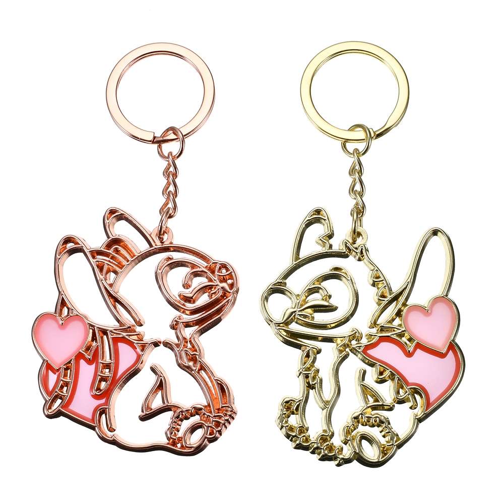 ✈️日本直送🇯🇵預訂🛍日本迪士尼DISNEY Key chain Fes 一對心形系列掛飾 （ Mickey & Minnie / Stitch & Angel 