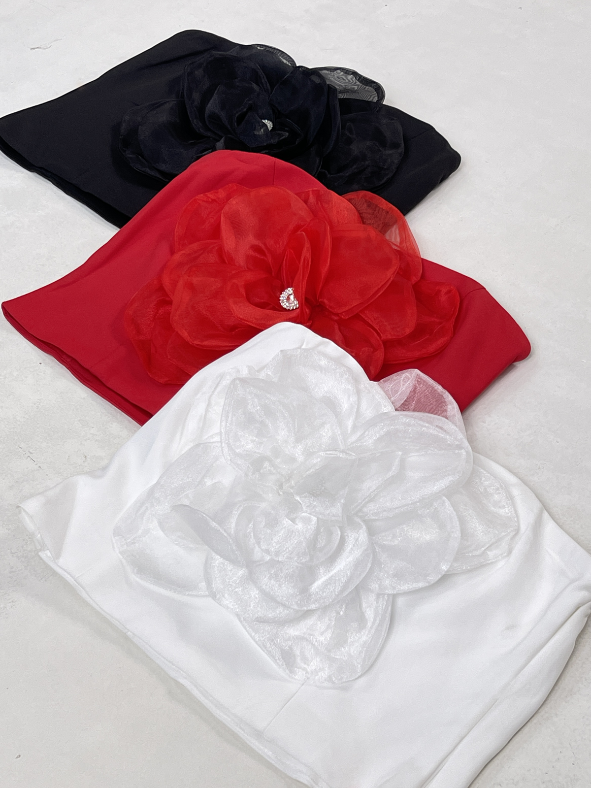 Midnight Bloom Strapless Luxe Top M135