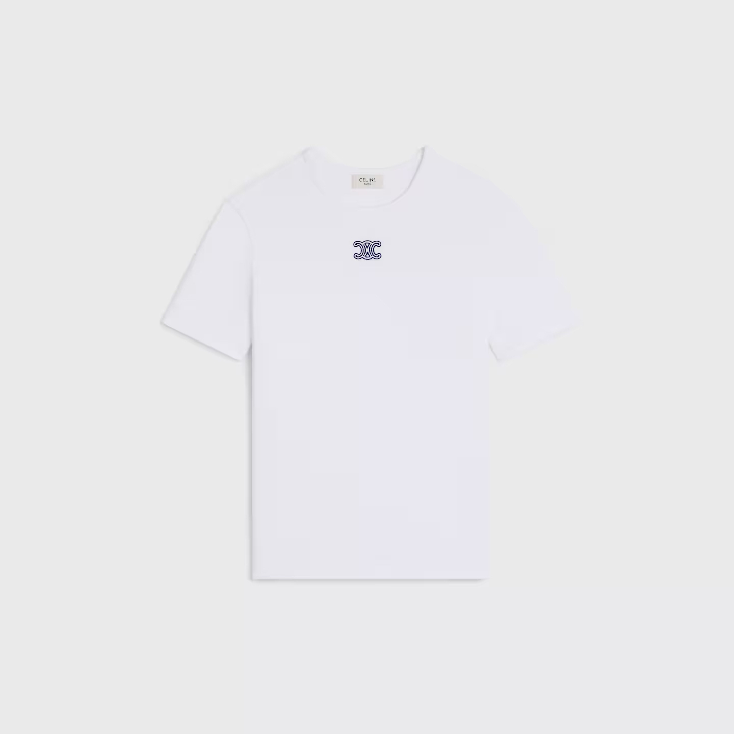 限時優惠✨新款🆕訂貨📮 Celine slim cut 刺繡logo Tee  White XS S