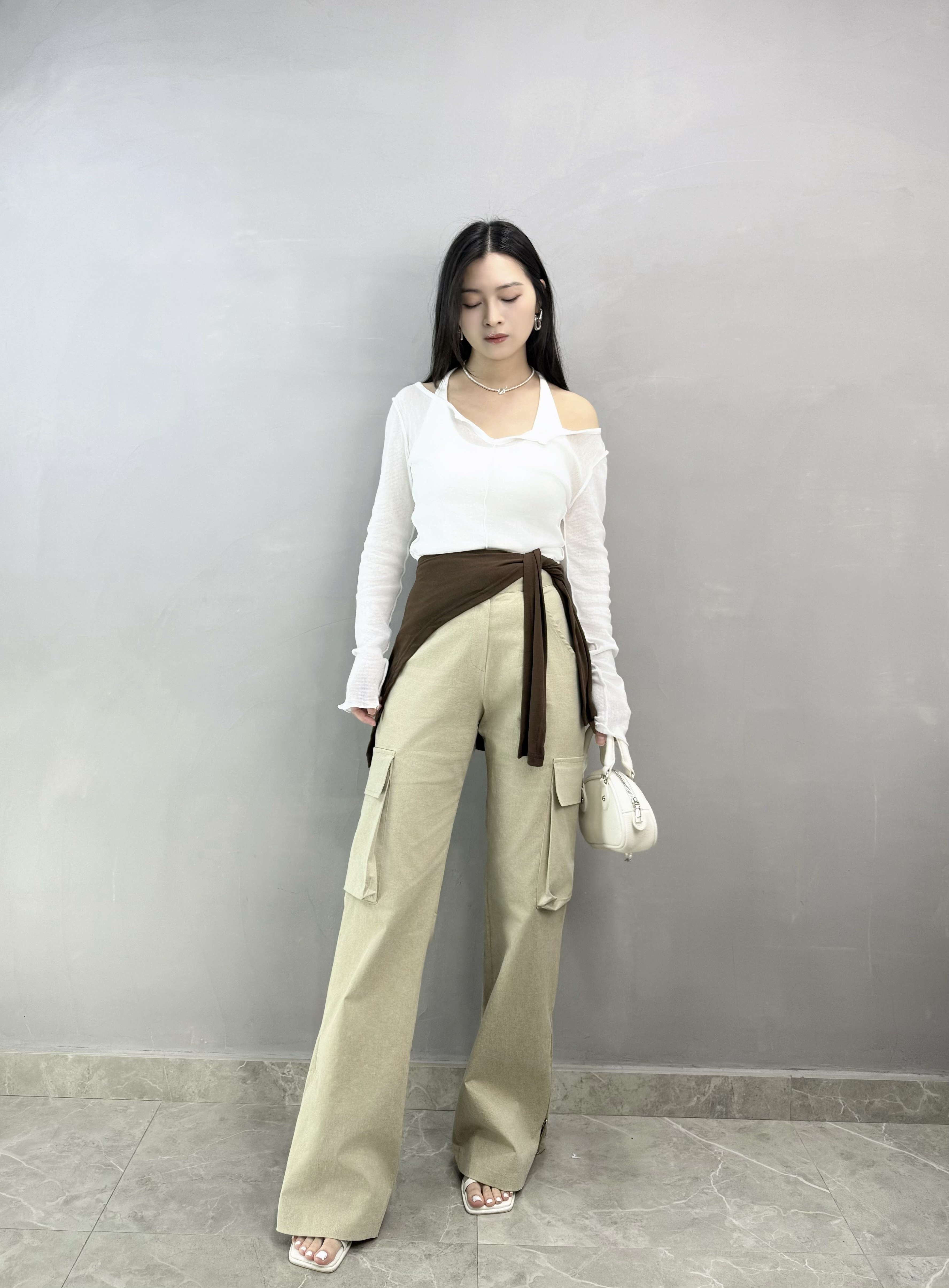 M67 剪領車骨網Tee