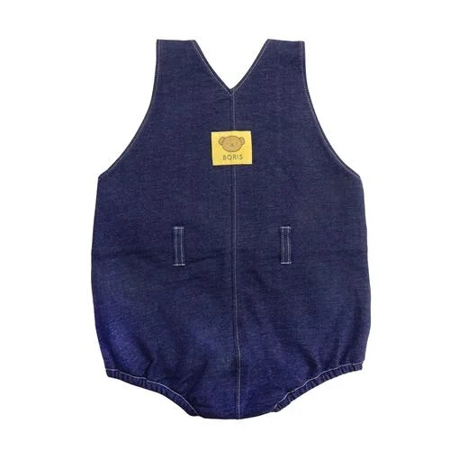 🇯🇵預訂 日本直送🇯🇵Boris 刺繡牛仔針織布吊帶包屁褲