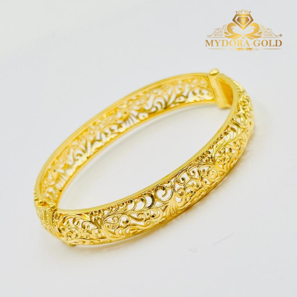 MYDORA Gelang Pahat Jawa l EMAS 916/22K