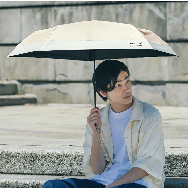 日本直送 Wpc. IZA LIGHT & SLIM 輕薄降溫縮骨遮｜晴雨兩用・夏日降溫 14.7°C (190g)
