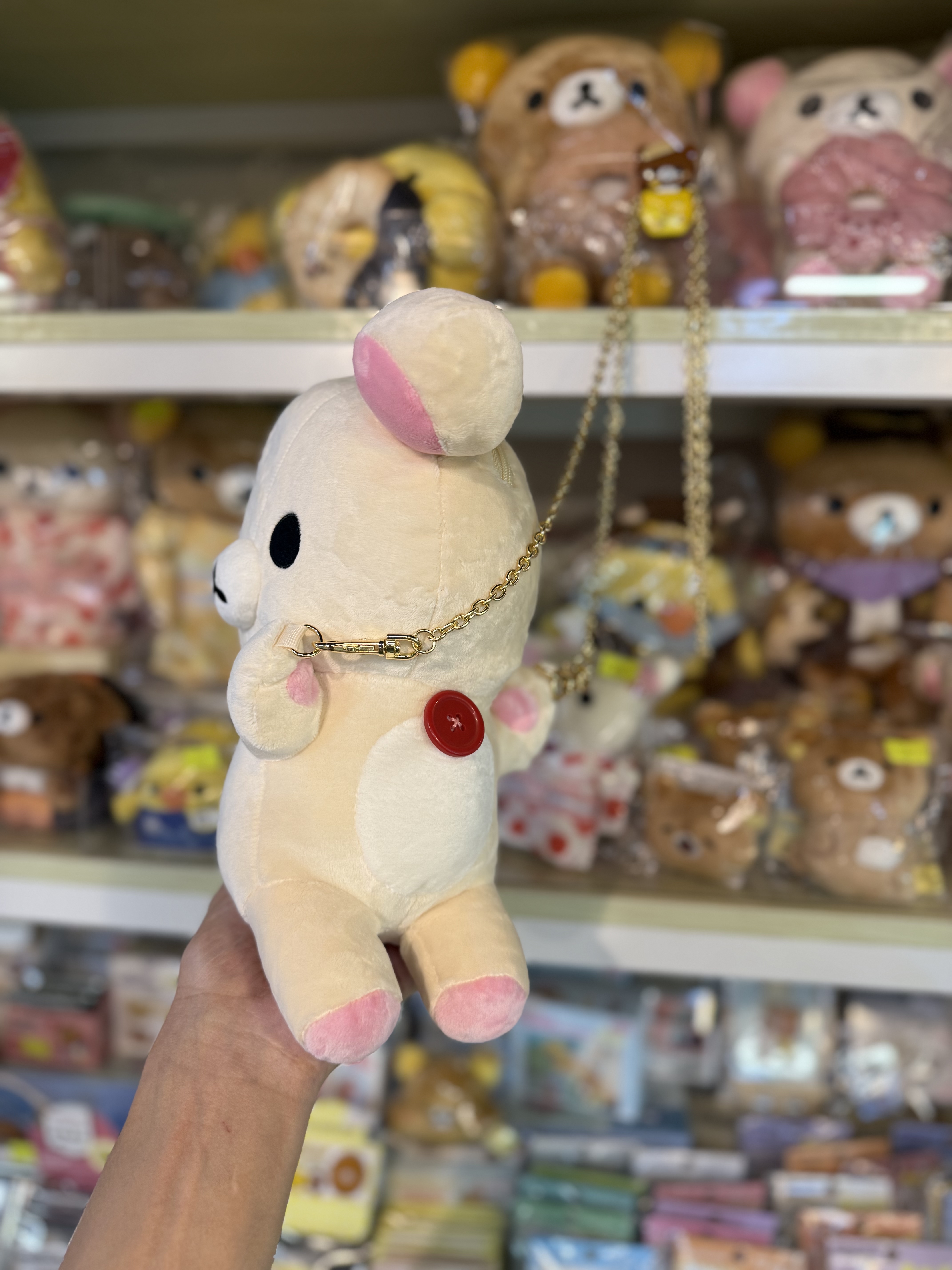 《現貨》全新日本專店限定 小熊10週年紀念系列 小白熊鈄孭電話袋