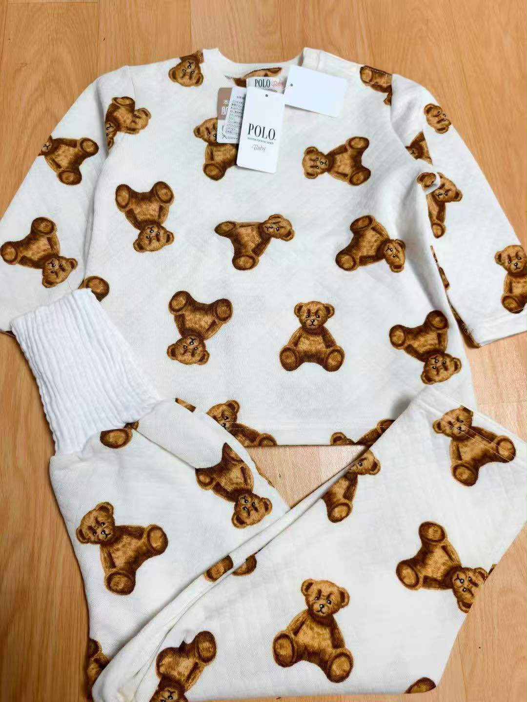 預訂款～ 🇯🇵日單 polo baby長袖空氣棉護肚褲套裝
