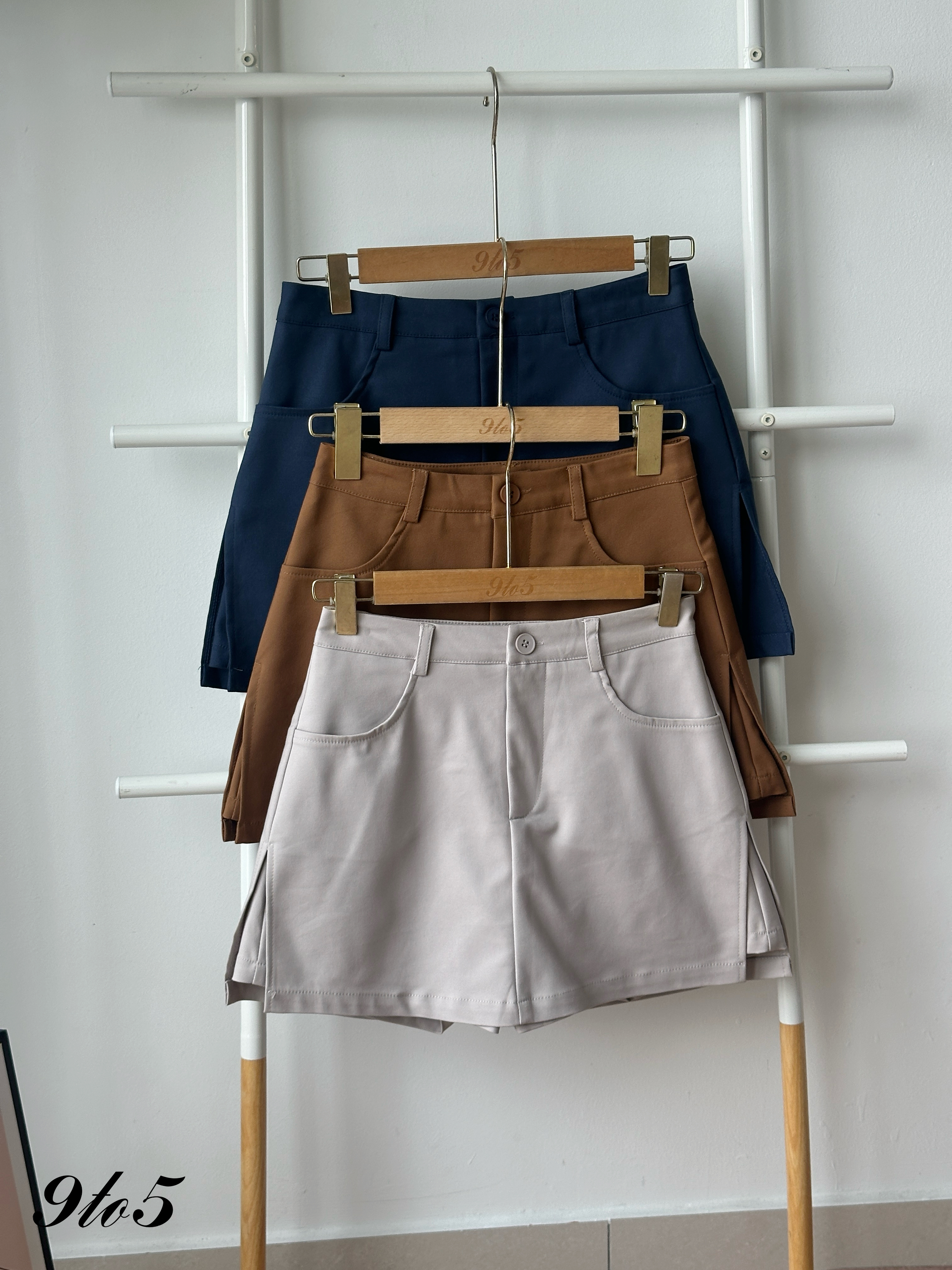 S1973 A Line Short Skort - 3 Colors 