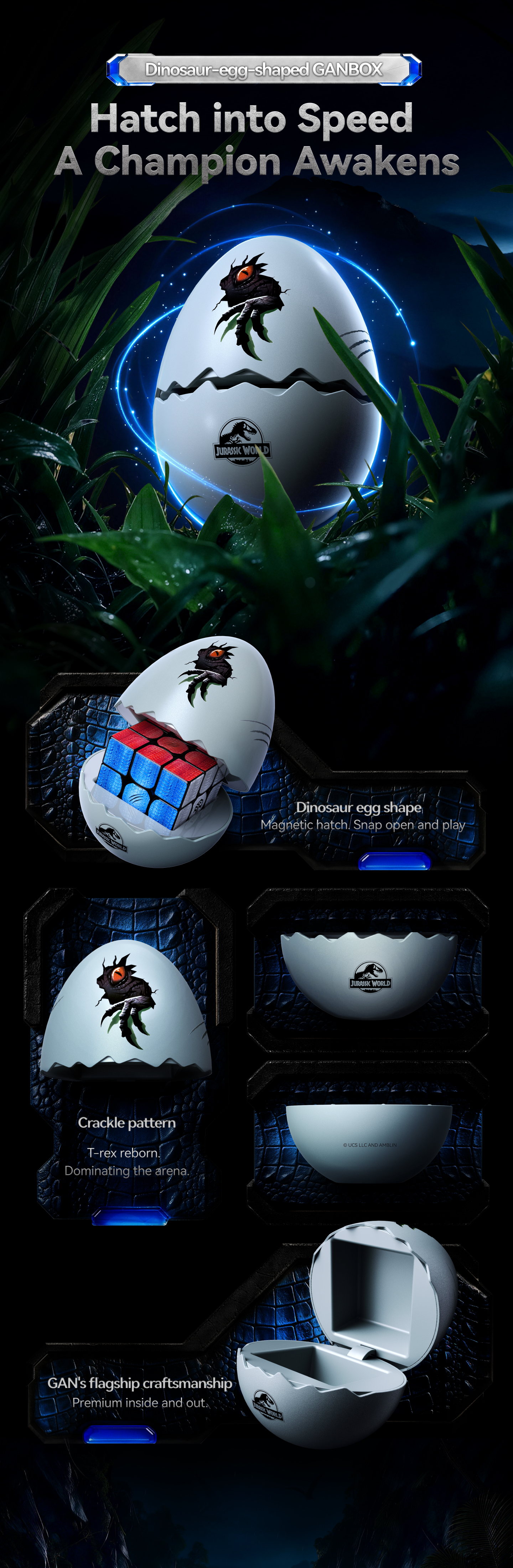 GAN 17 MagDrive Jurassic World English產品介紹 5/6