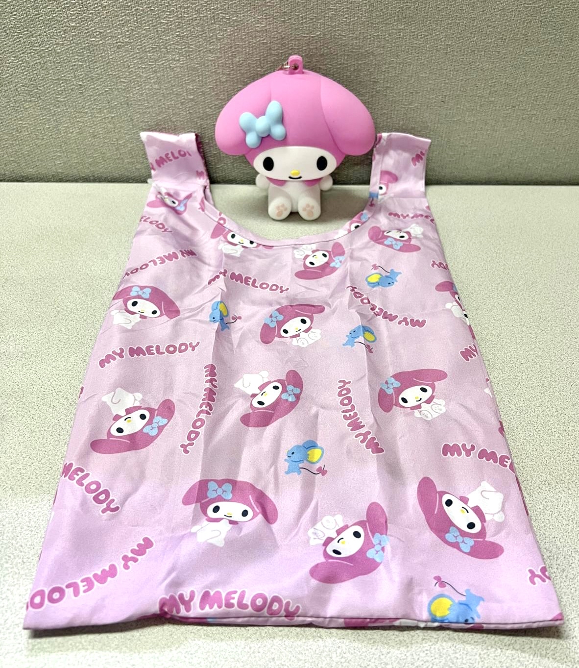 🎌日本直送🎌 Melody 矽膠公仔掛飾連收納環保袋