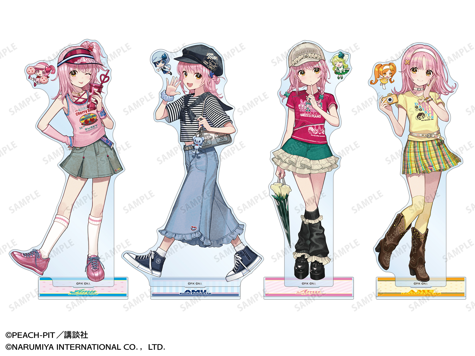 《Pre-Order》BIG Acrylic Stand｜守護甜心Shugo Chara! X Narumiya Characters (26SC100-P)