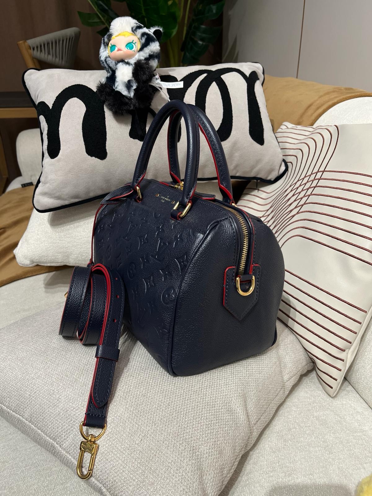 Lv Speedy Bandouliere 25 Empreinte 2 Way Bag M43501 100%Authentic, 98%New ✅Key Lock ✅Dust bag