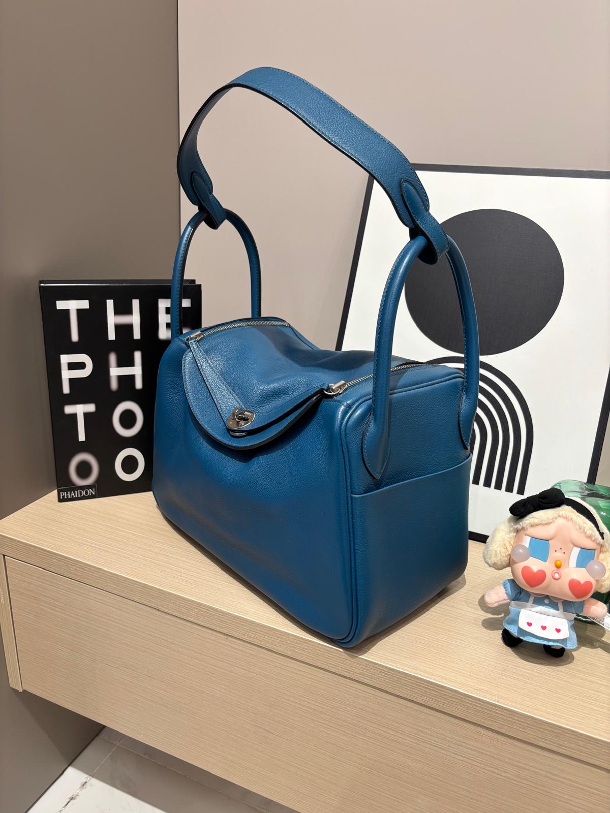 Hermes Lindy 30,evercolor 牛皮 100%Authentic ,95%new ✅塵袋✅盒