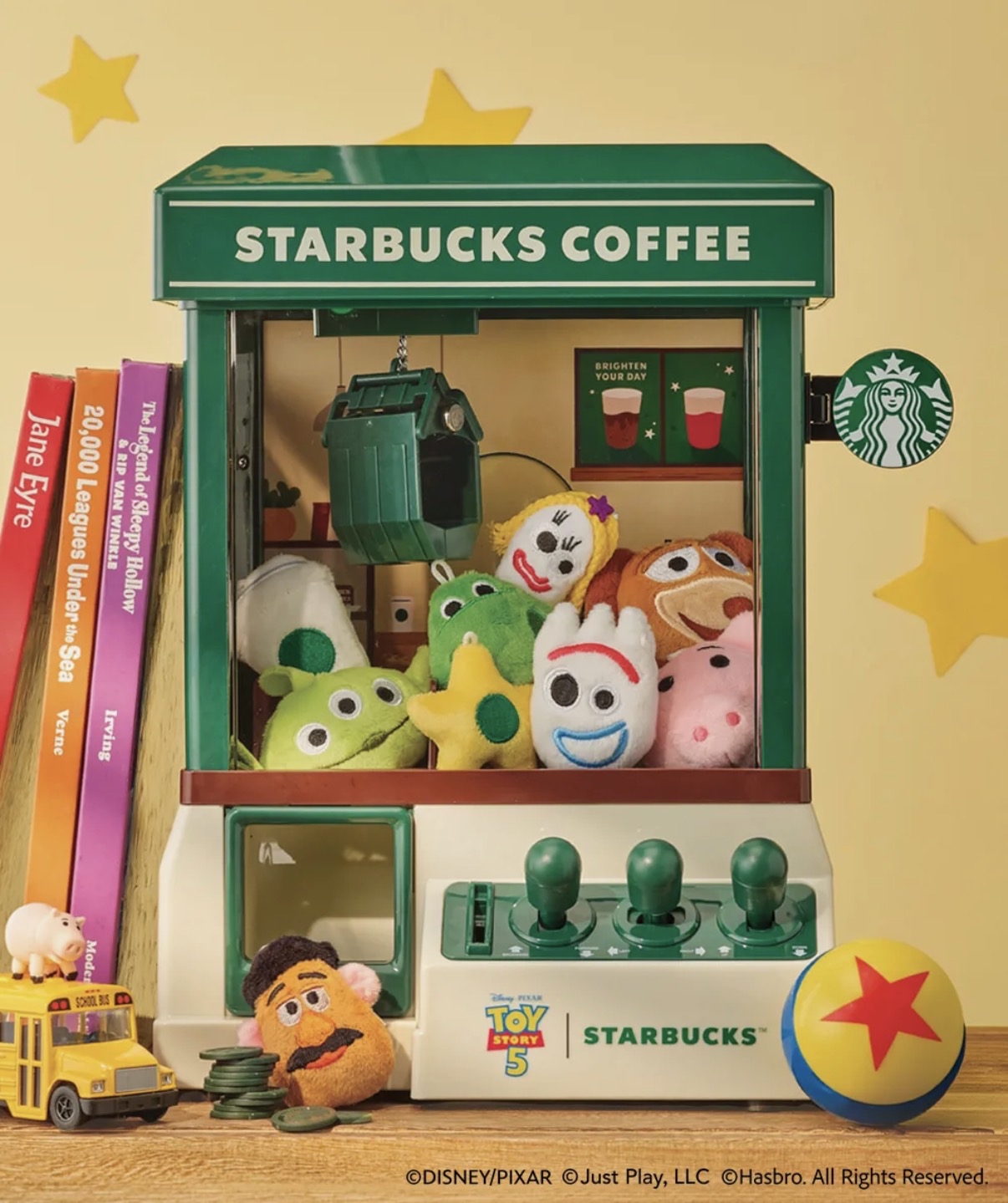 TOY STORY X STARBUCKS Toy Story Doll Drawing Machine 夾公仔機- 原價商品