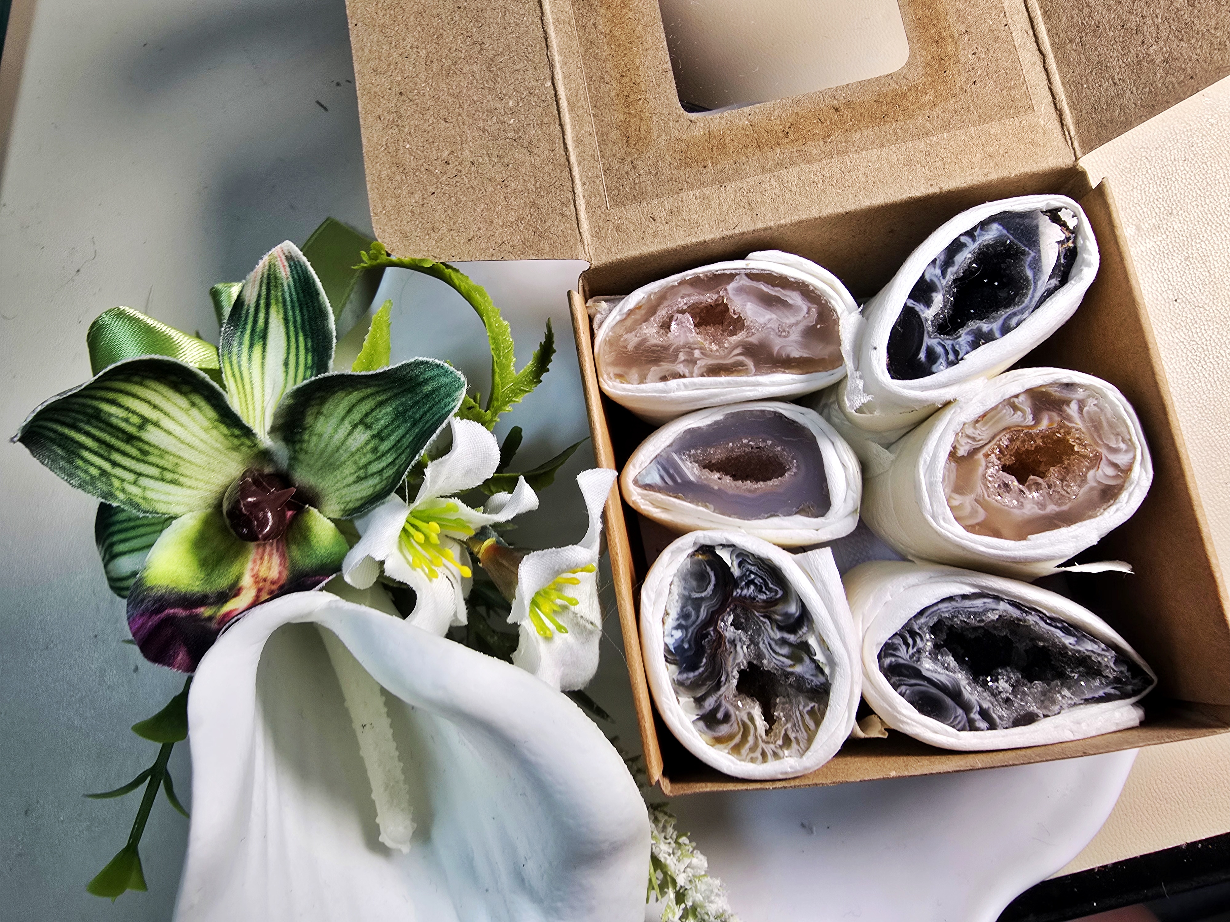 一物一圖 STT0209 招財 闔家平安 天然瑪瑙洞套裝