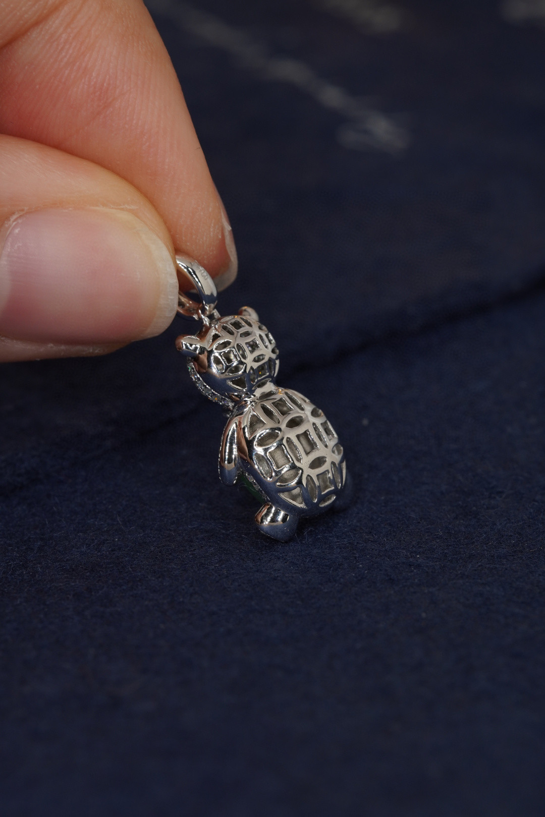 pt 緬甸翡翠鑽石吊墜