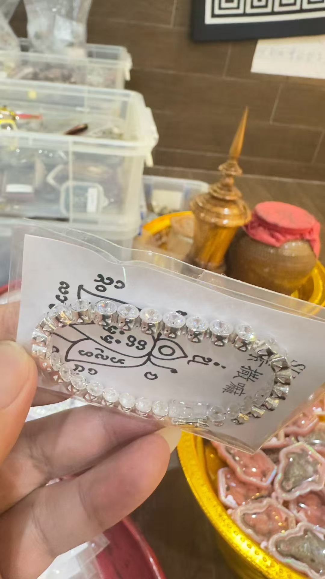 阿贊噴---人緣魅力水晶純銀手鏈