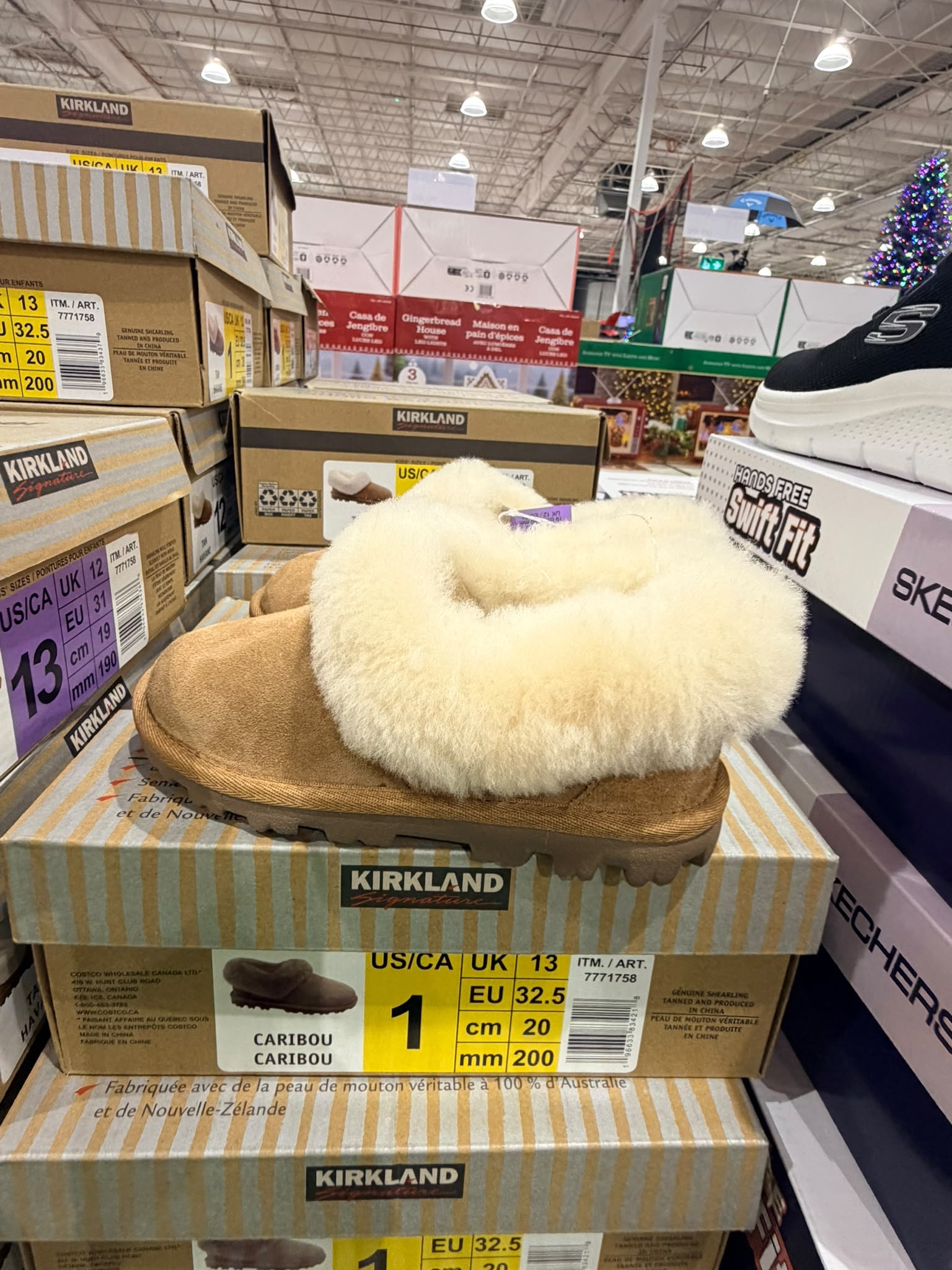 澳洲Costco快閃  Kirkland Signature 兒童羊毛拖鞋靴 