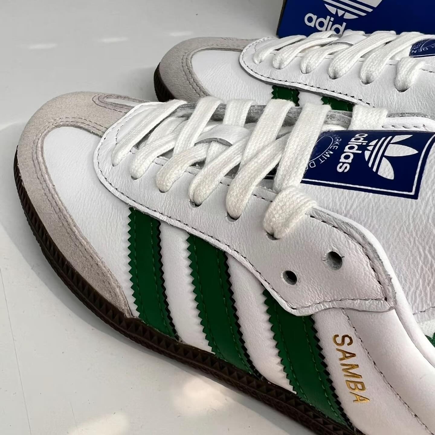 Adidas Originals Samba OG White Green | 𝟴𝟱𝟮𝗦𝘁𝗼𝗿𝗲-𝗵𝗸