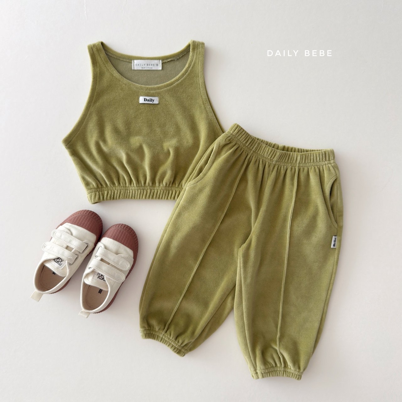 Dailybebe | Velour Matching Set
