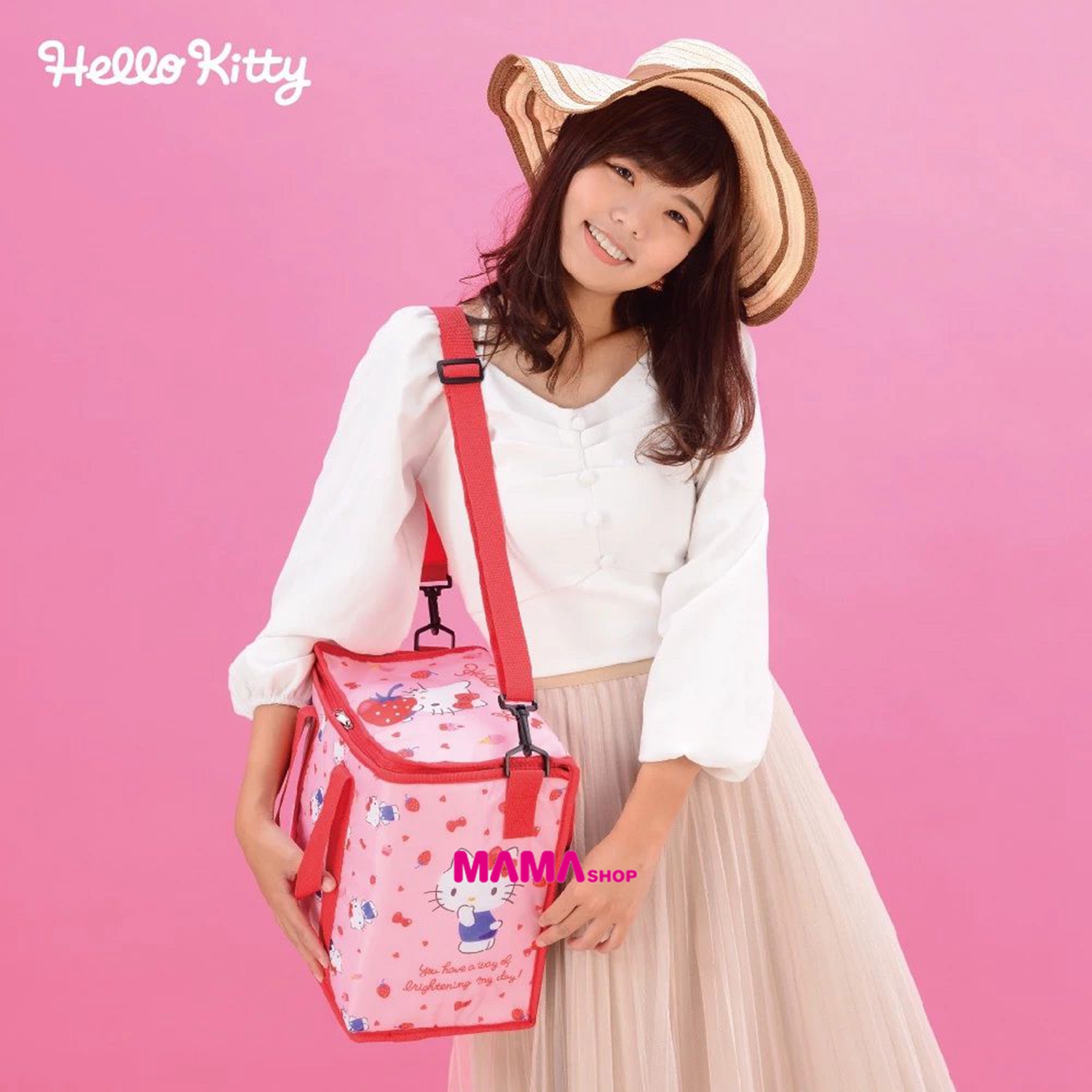台灣直送Hello Kitty四角保溫保冷袋
