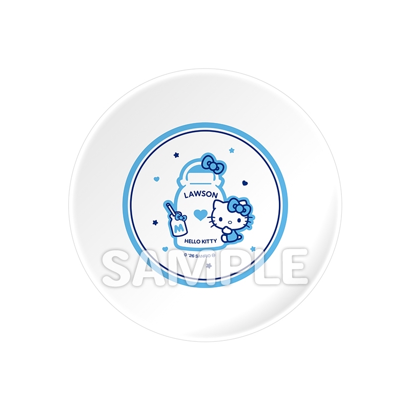 Sanrio x Lawson Set of 2 plates (Hello Kitty) [@Loppi・HMV limited] 