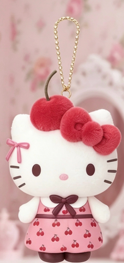 [12月尾到貨] 12月Sanrio 新款櫻桃碎花系列掛飾