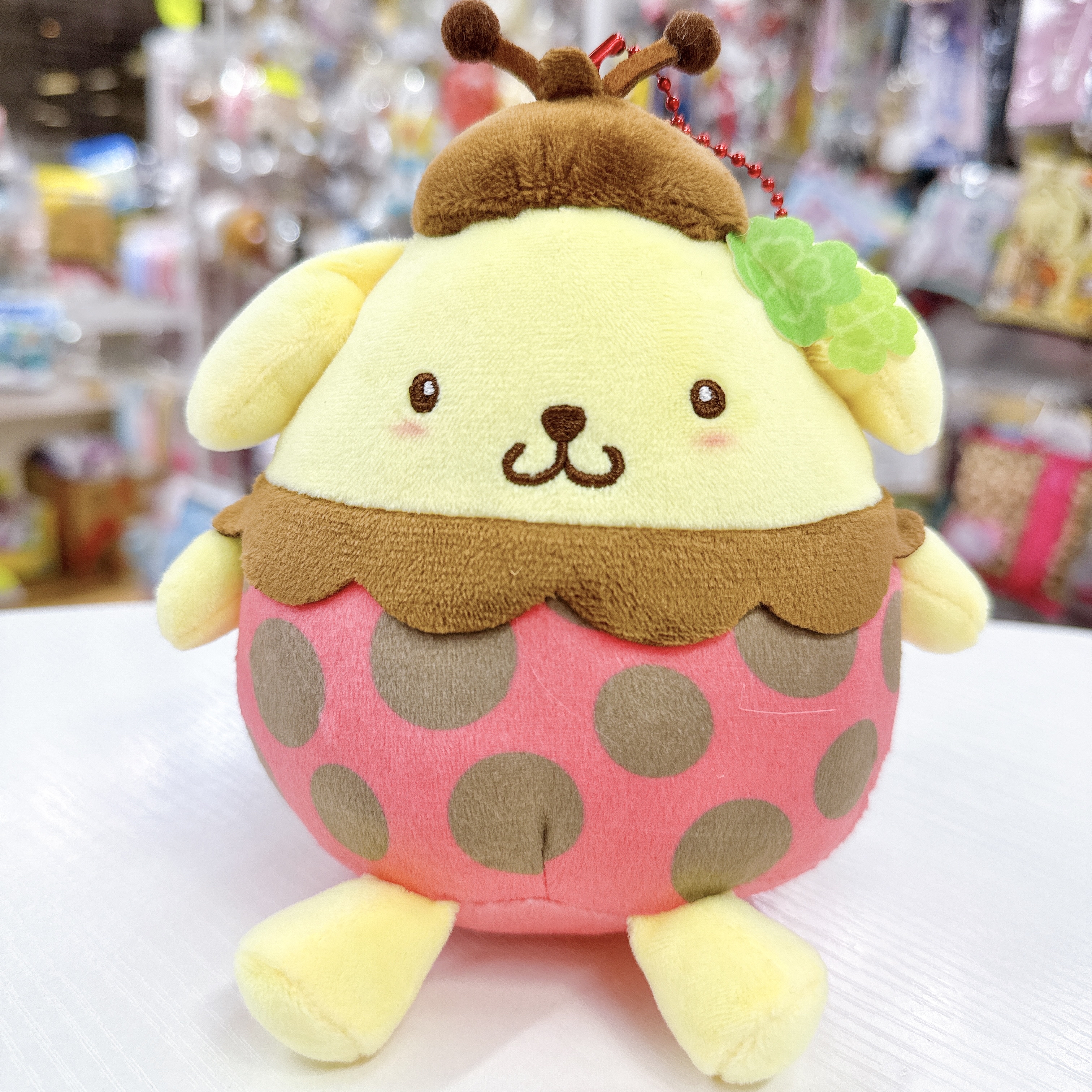 日本版布甸狗扮昆蟲公仔掛飾