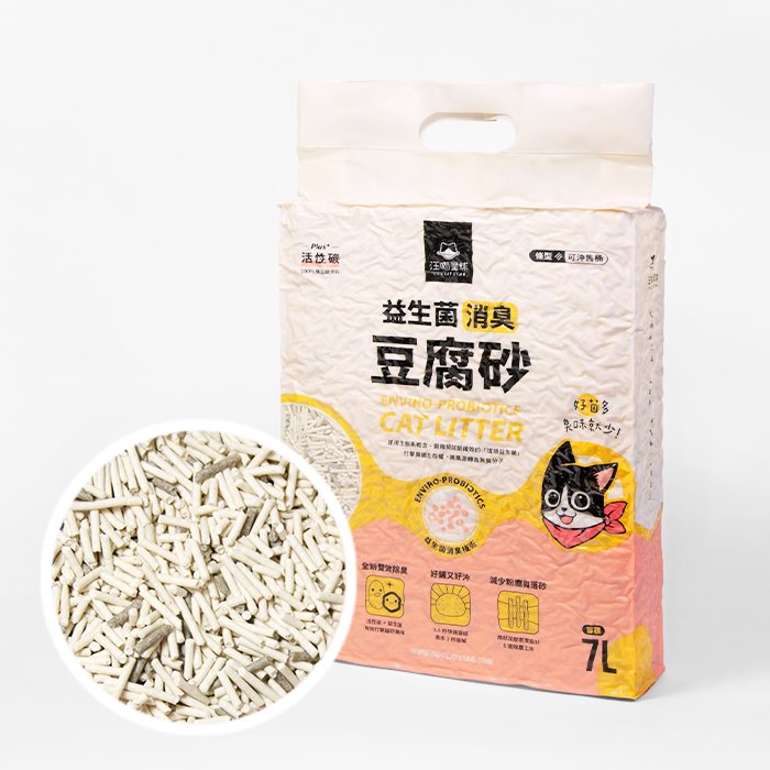 汪喵星球 益生菌消臭豆腐砂 條型 2.7kg