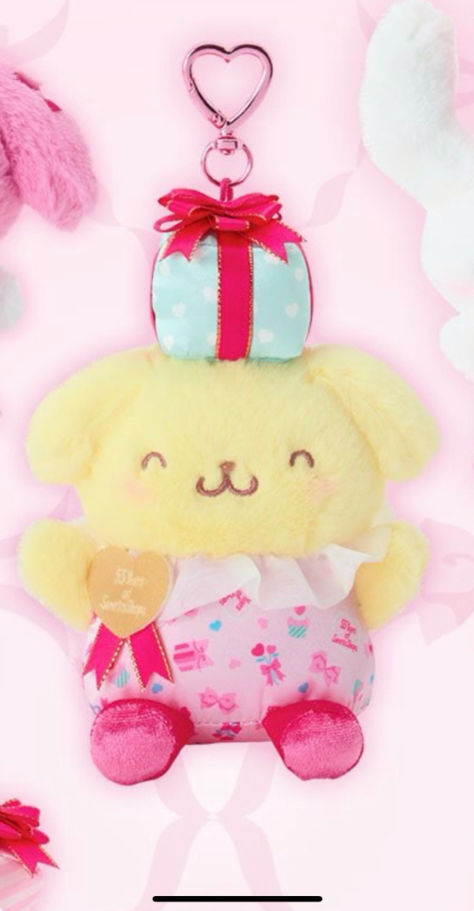 ［8月中到貨]Sanrio 55週年禮物主題公仔掛飾系列