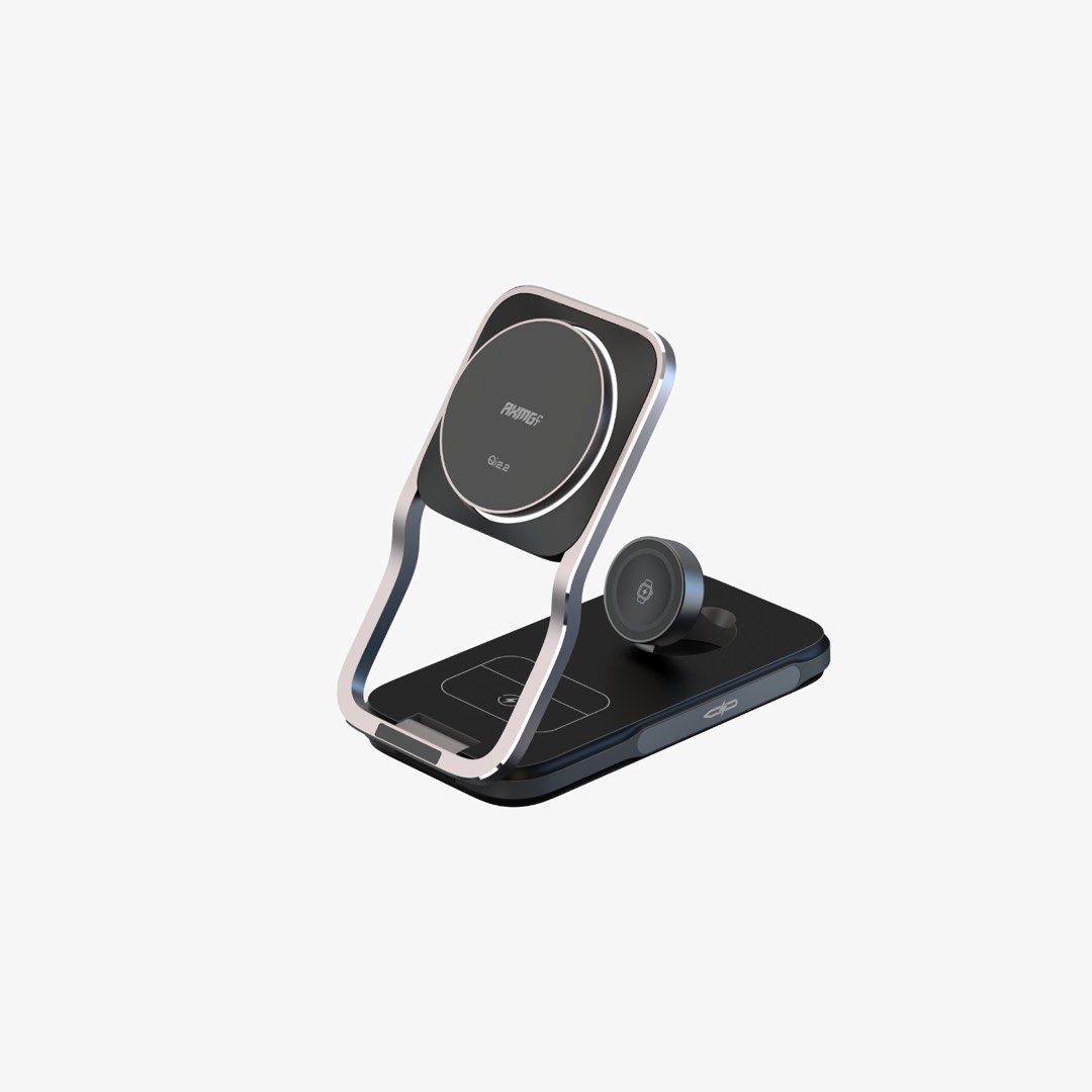 AMG RX-7 磁吸5合1 Qi2.2“ 摺合式無線座充