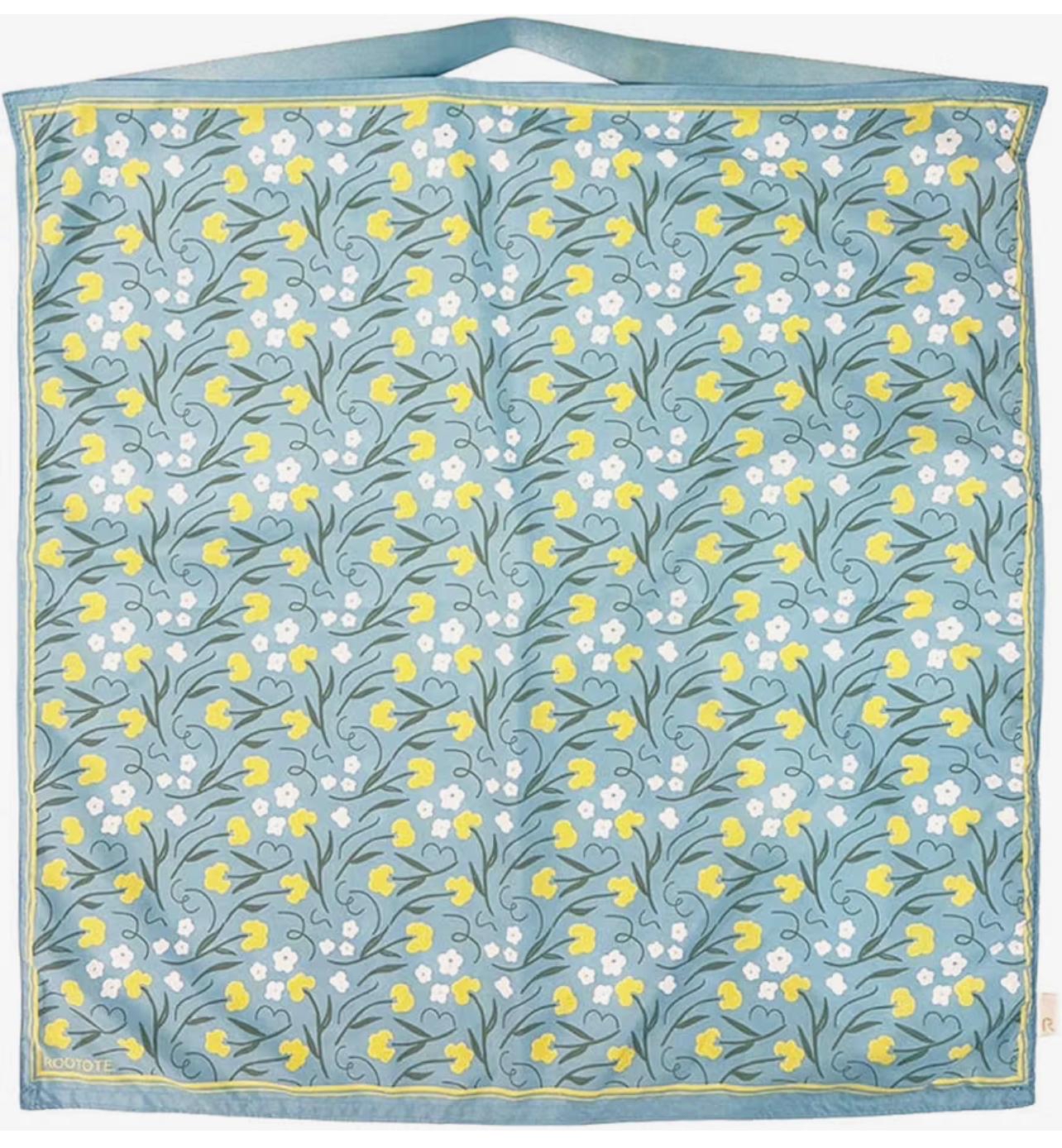 【ROOTOTE】TABLO 50超輕量絲巾袋系列-花花（5色可選）