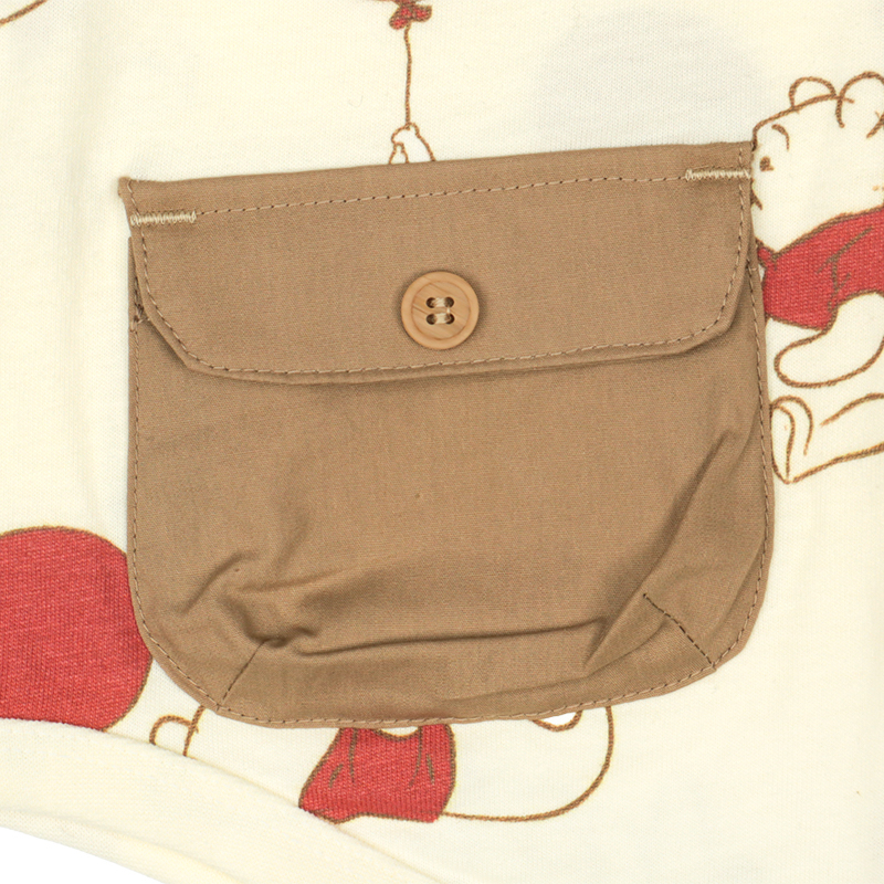 🇯🇵預訂 日本直送🇯🇵Winnie the pooh小熊維尼滿印口袋短袖T恤