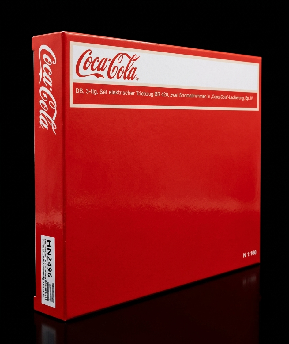 ARNOLD 歐洲城際輕軌 3-tlg. E-Triebzug BR 420 - Coca Cola - DB | analog | Spur N