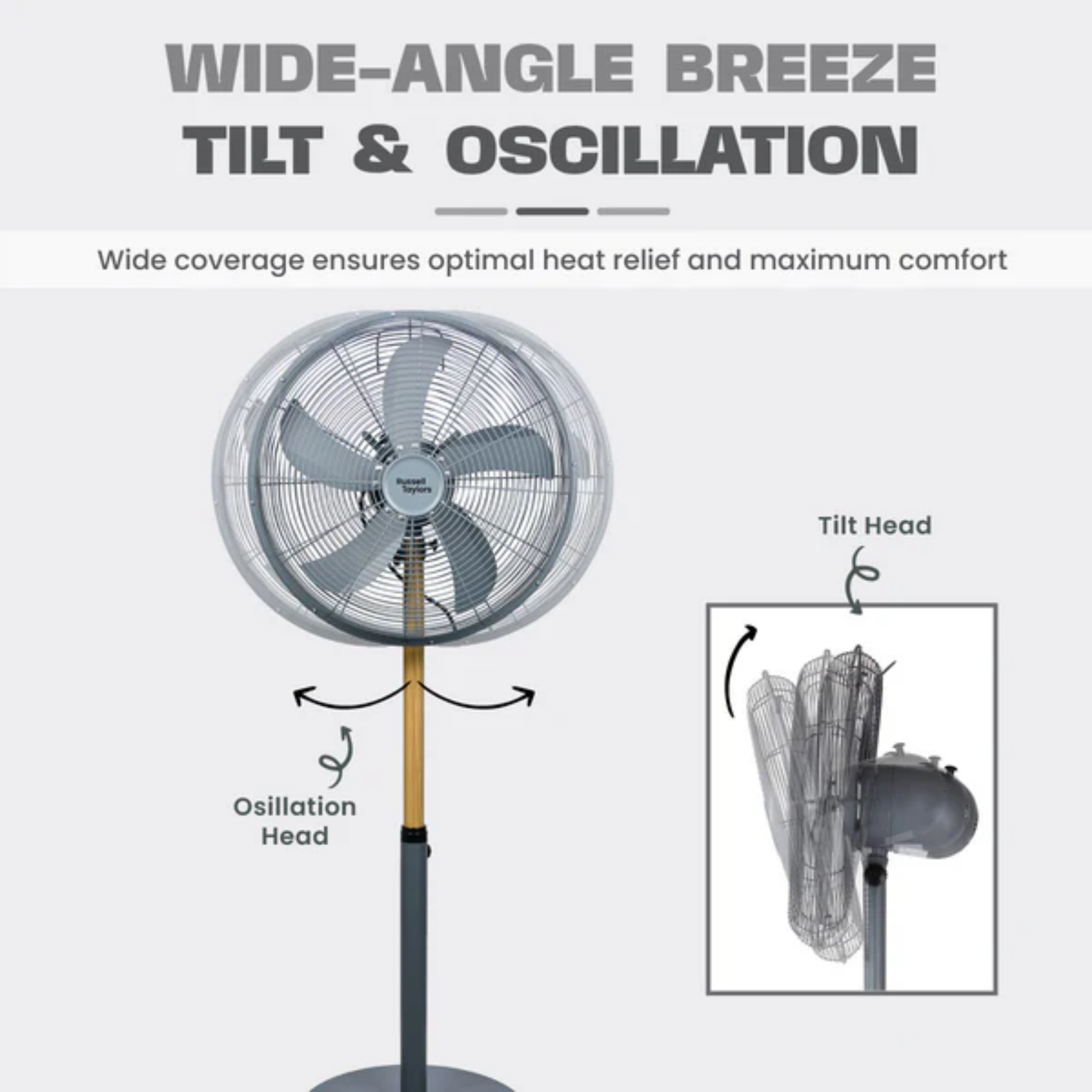 Russell Taylors 16" Stand Fan (SF2)