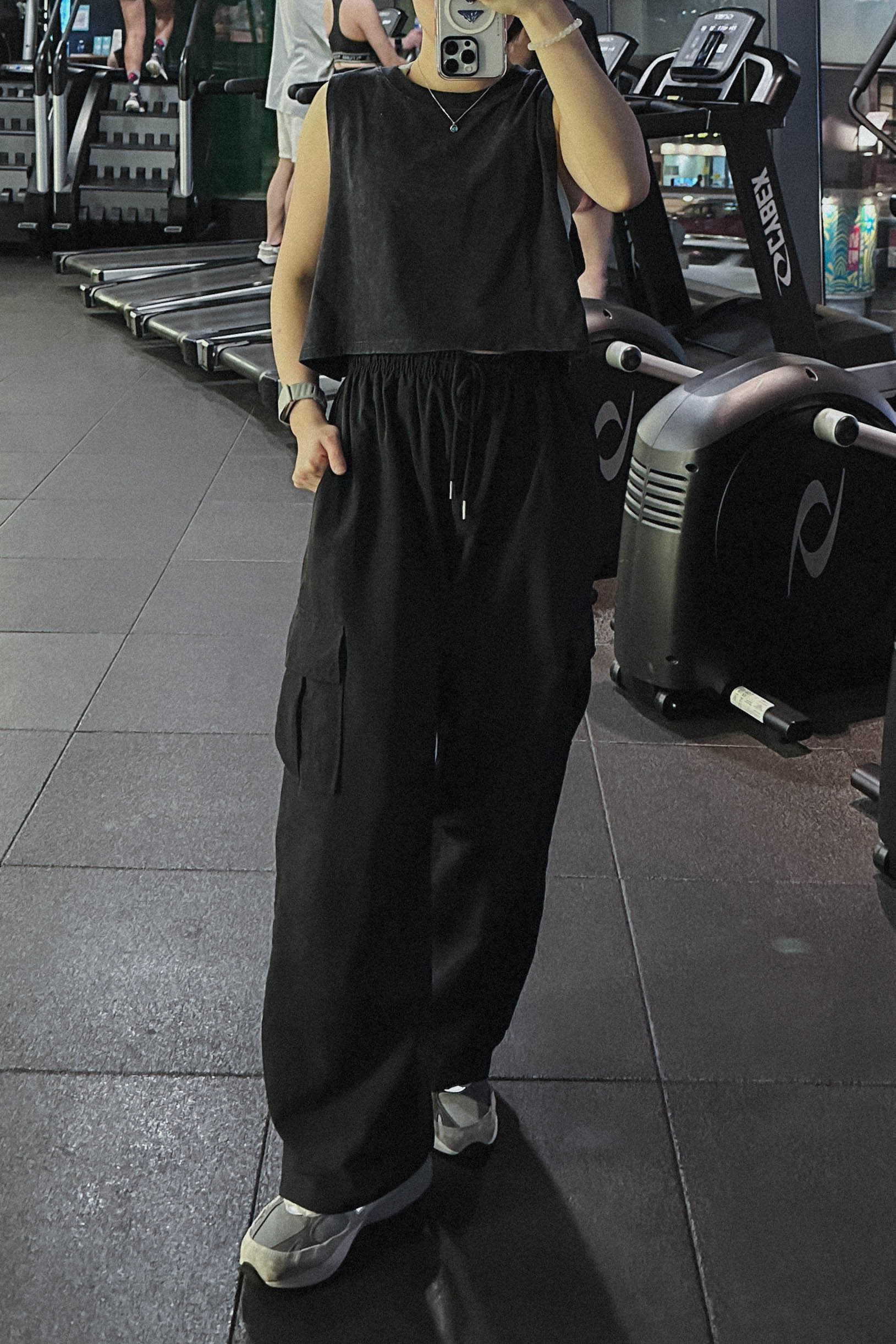 側袋寬鬆Cargo Pants (兩色入)