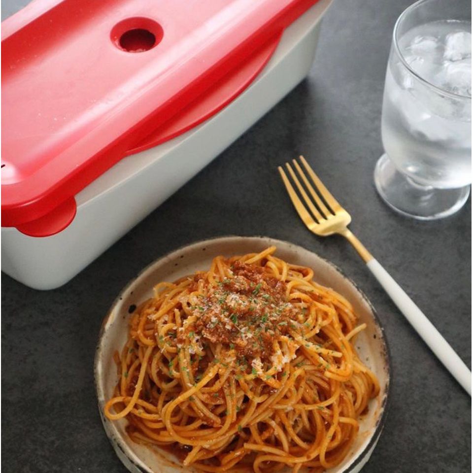 日本製Skater微波爐煮麵烹調盒｜快速煮意粉神器｜懶人煮食必備