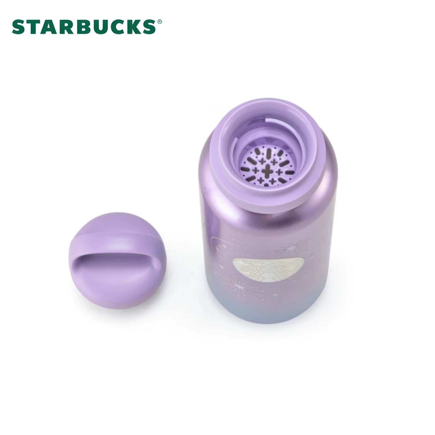 💯STARBUCKS 2026 紫夜星河不鏽鋼保溫杯+掛件