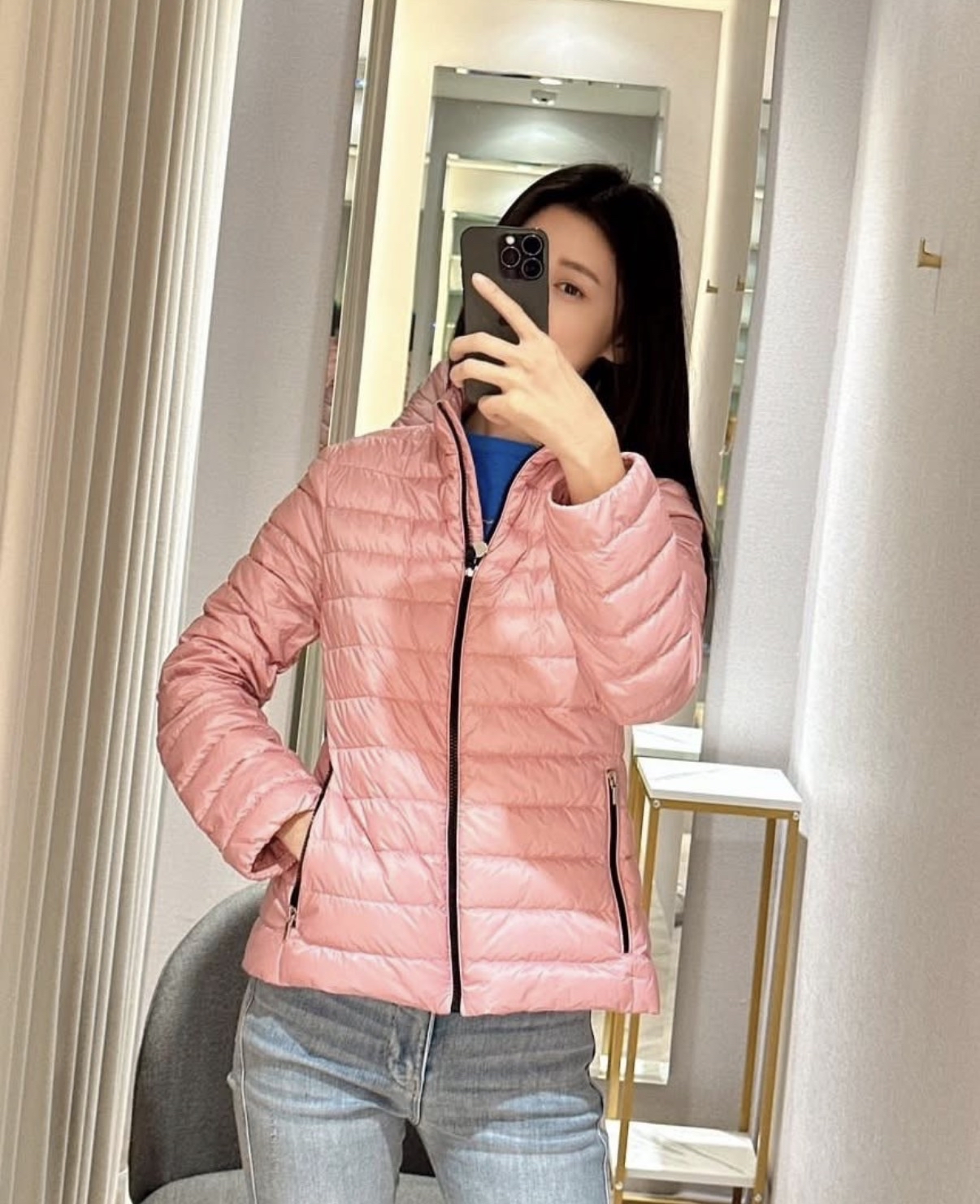 Moncler春夏薄羽絨女童14 碼